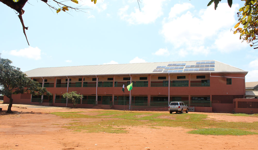Blick auf das Erweiterungsbau im Chibugwu Ausbildungszentrum in Amokwe/Nigeria
